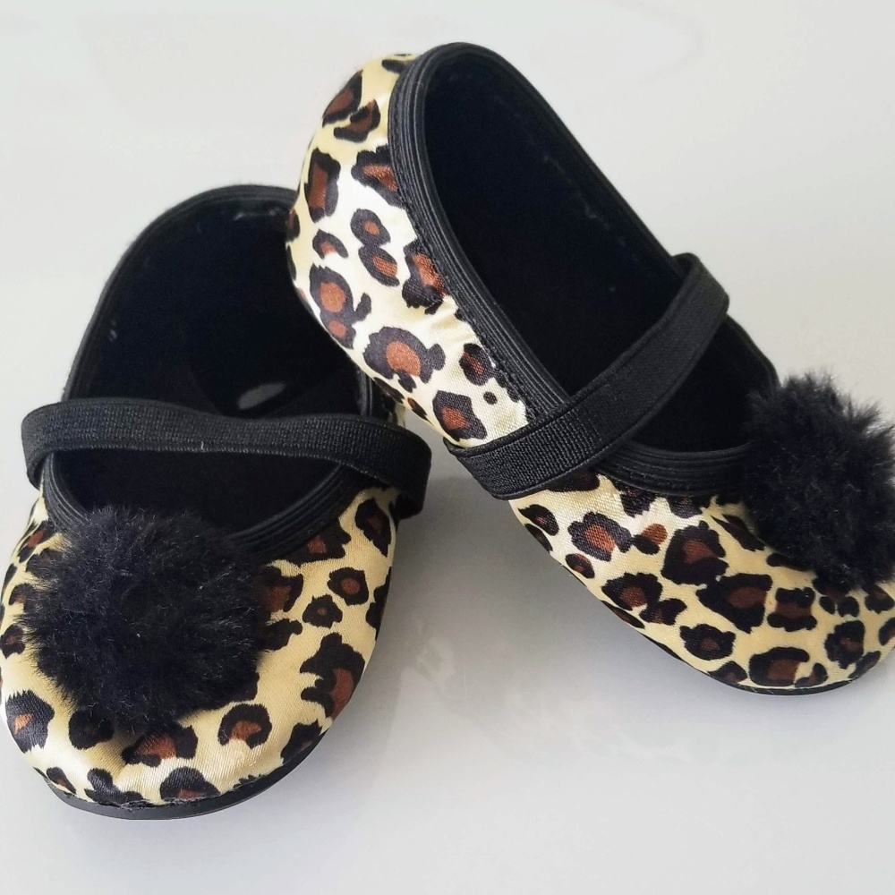 Baby Mink Leopard Flats